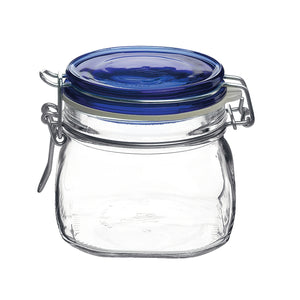 Fido 17.5 oz. Food Jar, Blue Top (Set of 12)