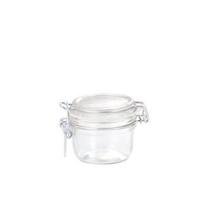 Fido Cylinder 4.25 oz. Food Jar, Clear (Set of 12)