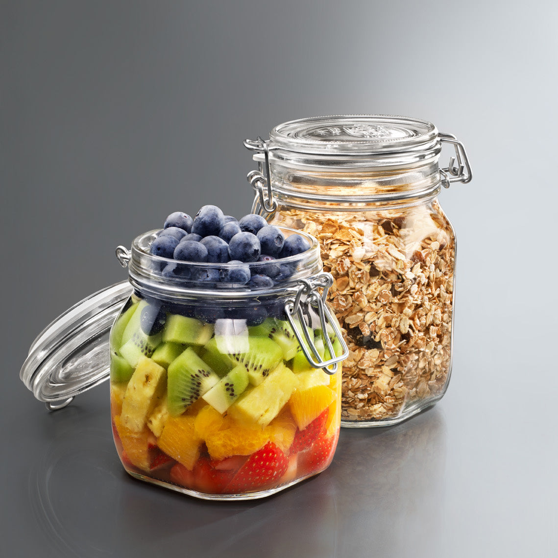 Fido 25.25 oz. Food Jar, Clear (Set of 12)