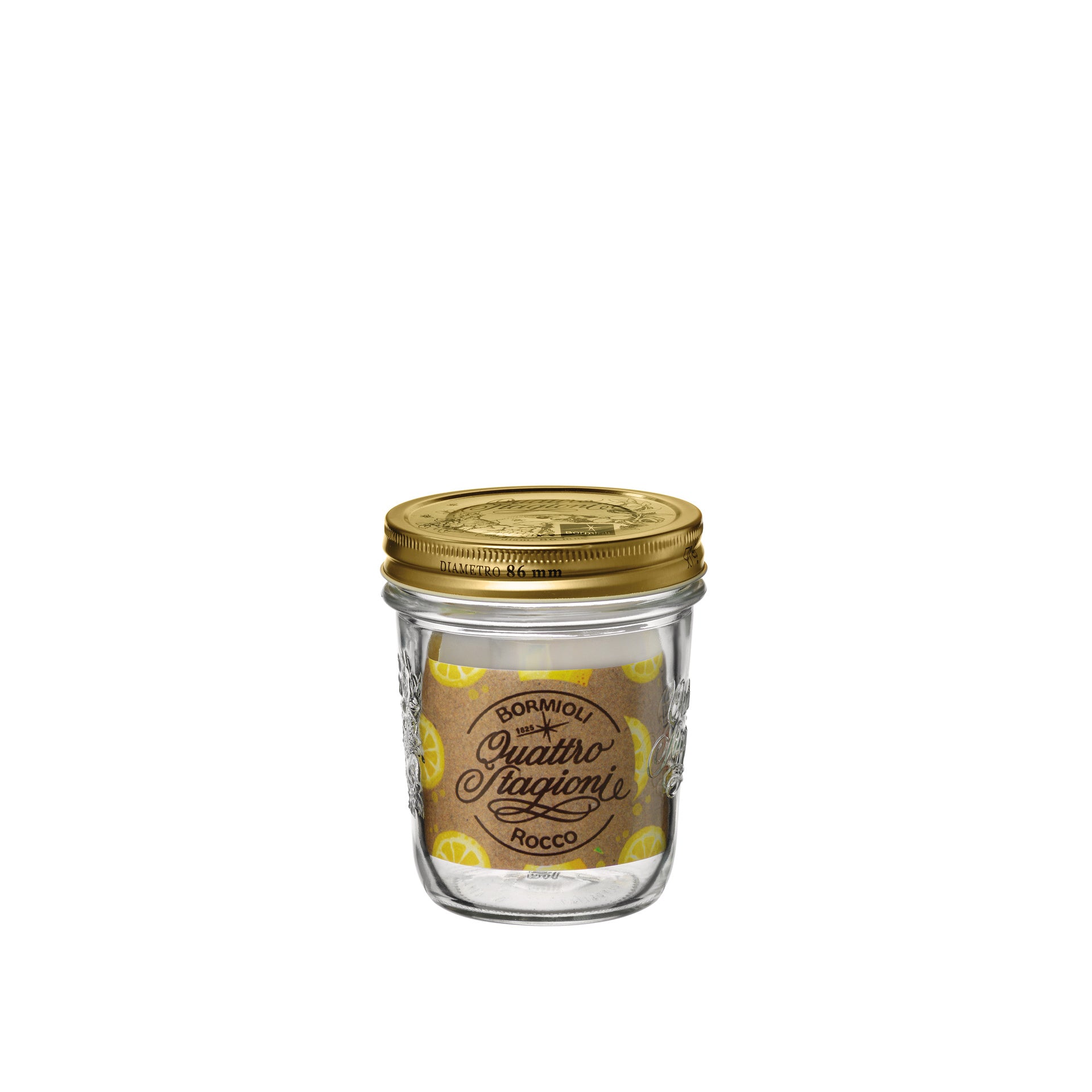 Quattro Stagioni 10.75 oz. Jar Canning Wide Mouth (Set of 4)