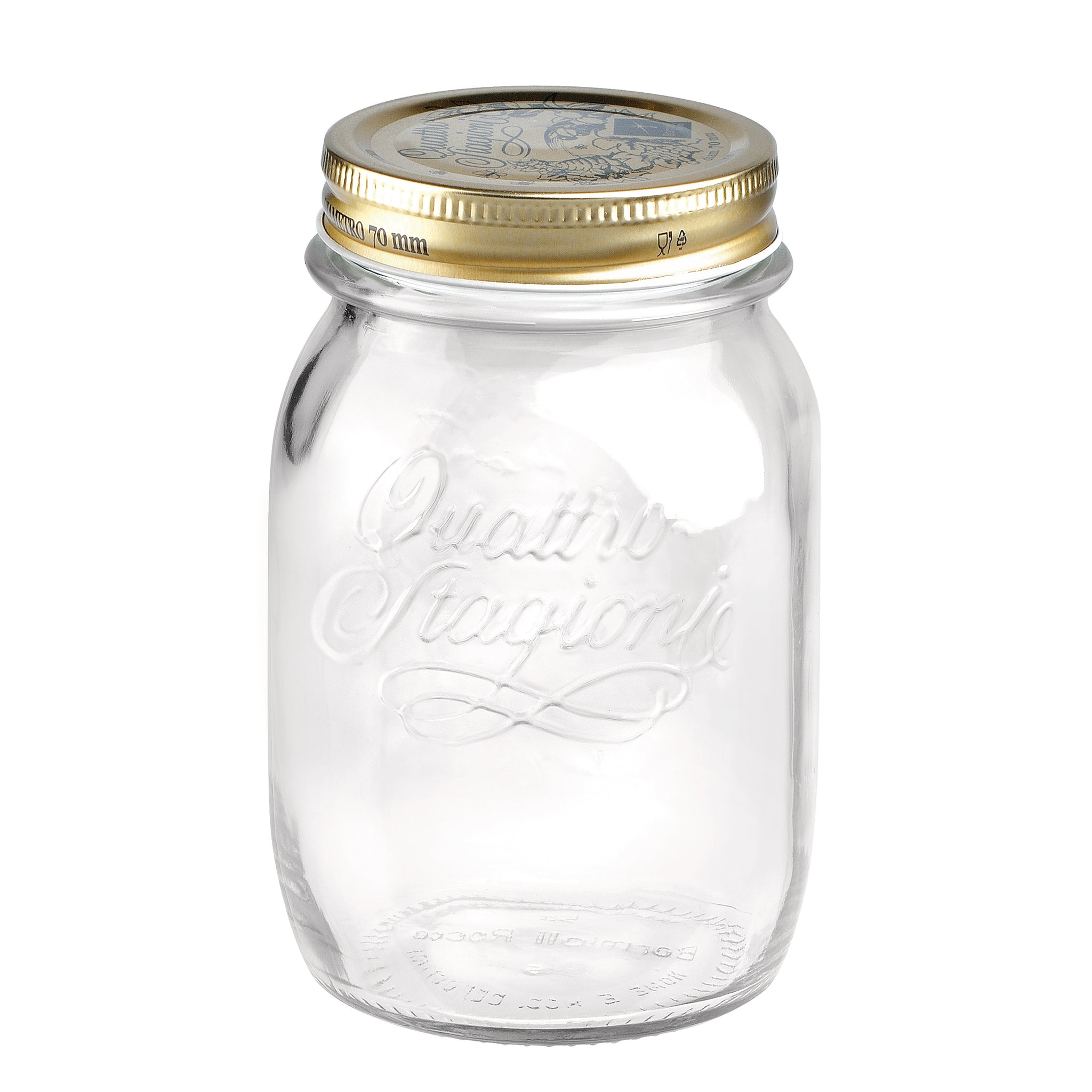 Quattro Stagioni 17 oz. Canning Jar (Set of 4)