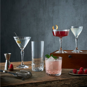 America '20s 13.5 oz. Long Drink Drinking Glasses (Set of 4)