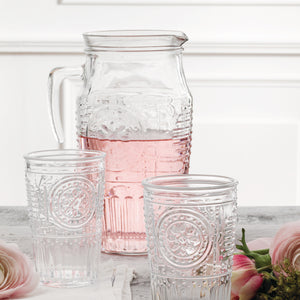 Romantic 56.25 oz. Carafe with Lid & Ice-Tube (Set of 6)