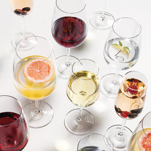Spazio 14 oz. Medium White Wine Glasses (Set of 4)