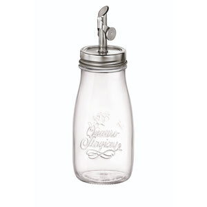 Quattro Stagioni 13.5 oz. Glass Oil Bottle (Set of 2)