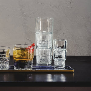 Bartender 7pc Novecento Liquor Set (1 Decanter + 6 Shot Glasses)