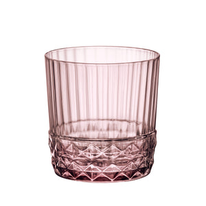 America '20s 12.5 oz. DOF Drinking Glasses, Lilac Rose (Set of 6)