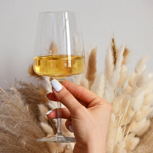 Planeo 12.75 oz. White Wine Glasses (Set of 4)
